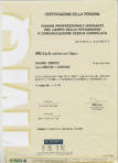 Certificazione UNI 11476 - Rilasciata da IMQ