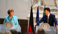 Incontro  Angela Merkel - Matteo Renzi     Bedessi 