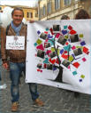 Roma 2014 - sit in davanti Montecitorio Tau Visual 